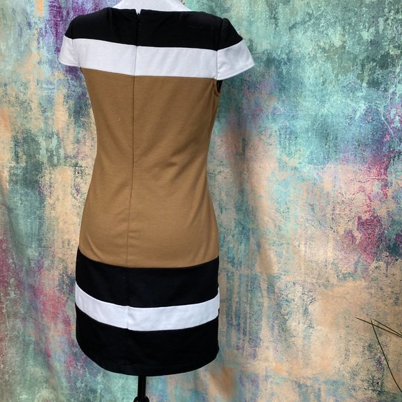 📌Nine West Bold Color Stripe Mini Dress - Picture 8 of 11